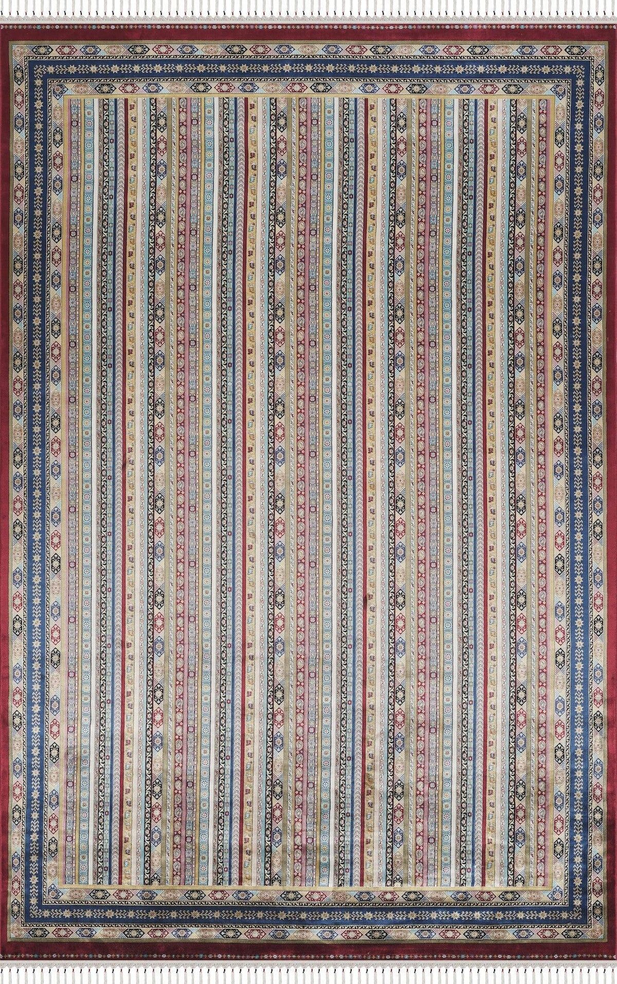 Burj 8741BU Bordo - Makine Halısı