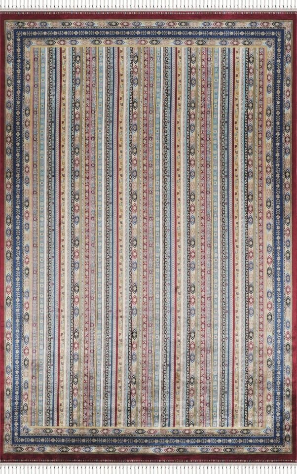 Burj 8741BU Bordo - Makine Halısı